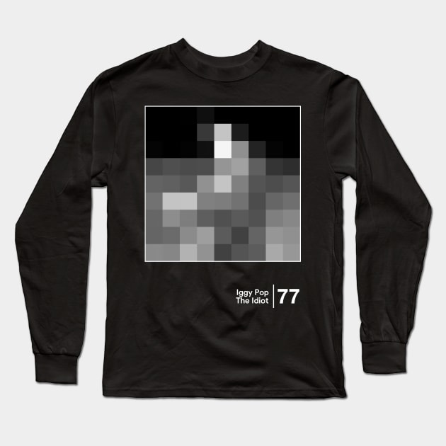 The Idiot / Minimalist Graphic Design Fan Artwork Long Sleeve T-Shirt by saudade